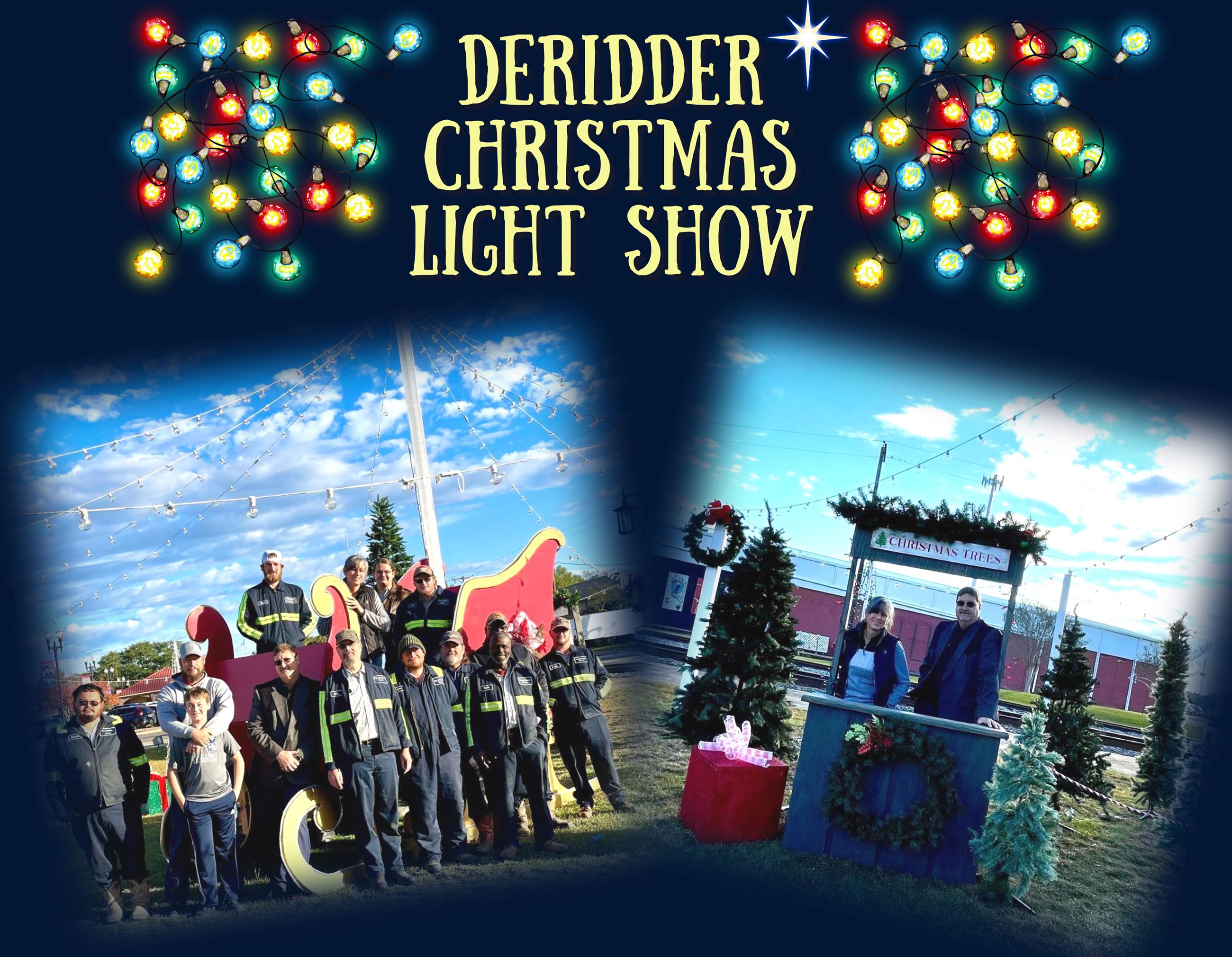 deridder light show post